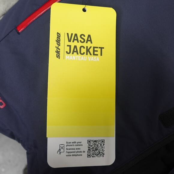 Ski-Doo Men's Vasa X Team Snowmobiling Jacket Dark Navy - XL - Picture 7 of 14